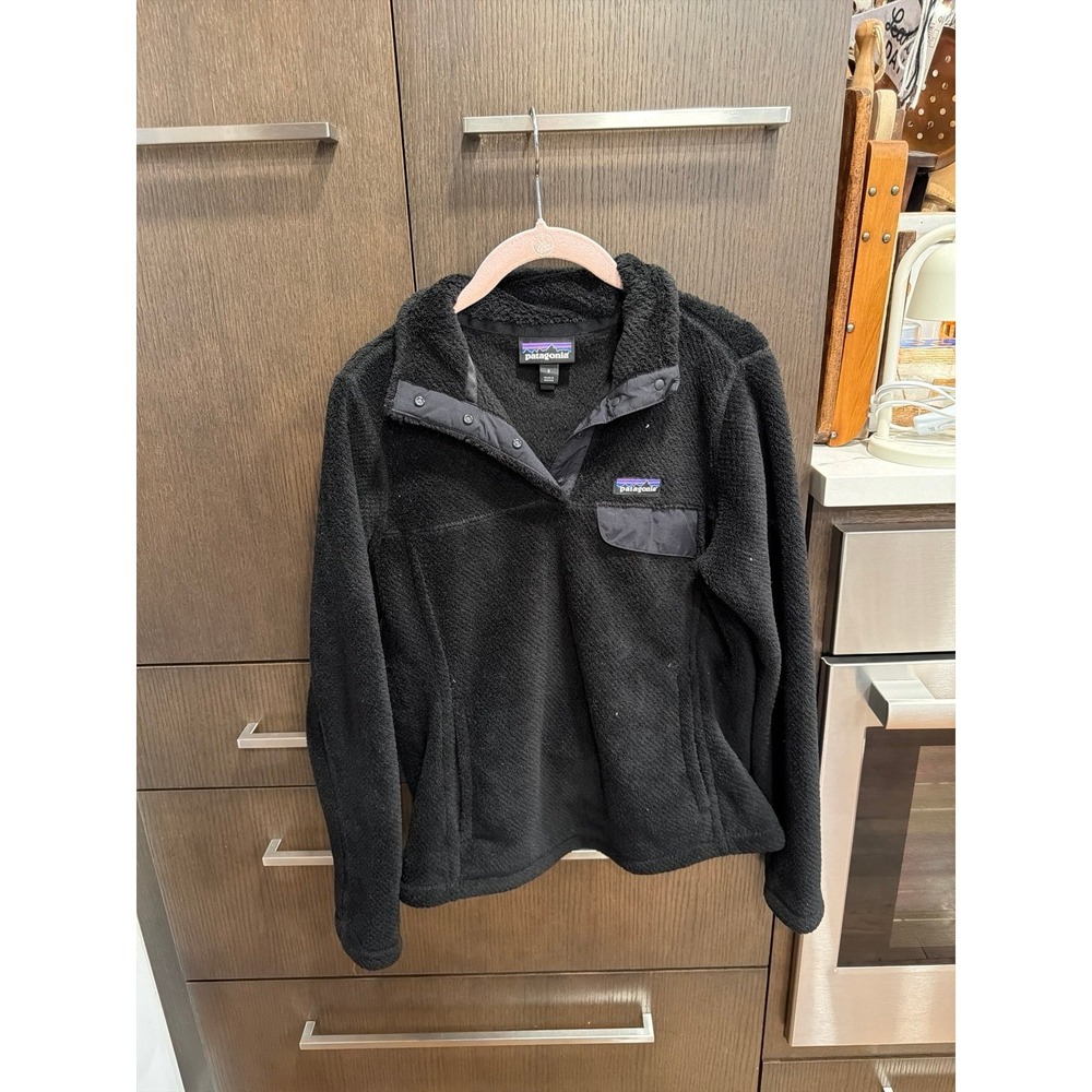 Patagonia Women's Re-Tool Snap-T Pullover black small